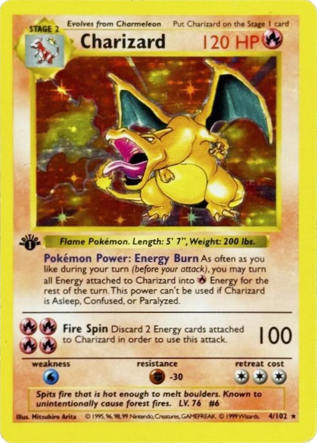 Charizard First Edition BS4