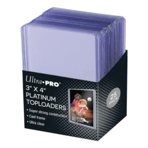 Ultra PRO Platinum Toploaders 3" x 4" - 25 stuks