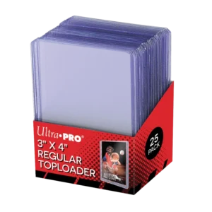 Ultra PRO Regular Toploaders 3" x 4" - 25 stuks